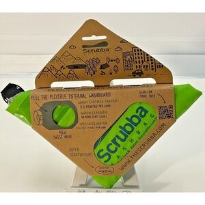 Scrubba Portable Laundry Wash Bag Green Camping Hiking Travel New